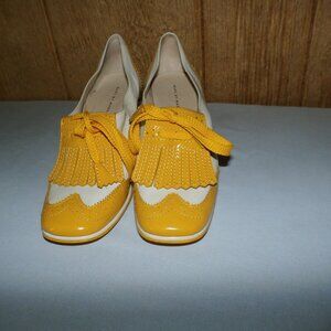 Marc By Marc Jacobs Patent Leather  Oxford Heals w/ Fringe  Size 37.5 / U.S 7